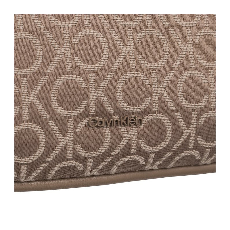 Calvin Klein CK Refine Shoulder Bag-JCQ Chanterelle Mono Jacquard K60K612333 0HE (CK525-a) rankinė