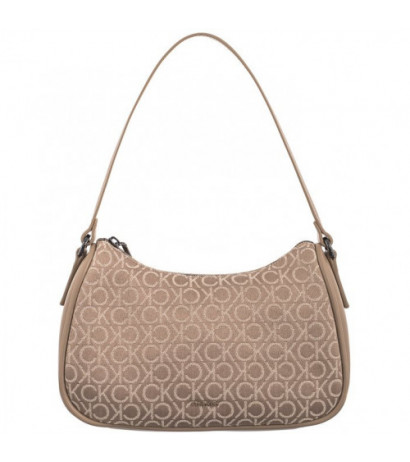Calvin Klein CK Refine Shoulder Bag-JCQ Chanterelle Mono Jacquard K60K612333 0HE (CK525-a) rankinė