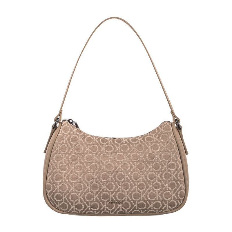 Calvin Klein CK Refine Shoulder Bag-JCQ Chanterelle Mono Jacquard K60K612333 0HE (CK525-a) rankinė