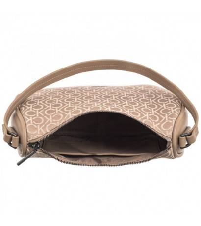 Calvin Klein CK Refine Shoulder Bag-JCQ Chanterelle Mono Jacquard K60K612333 0HE (CK525-a) rankinė