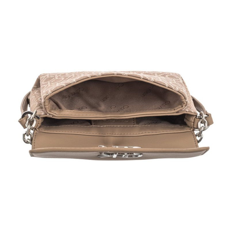 Calvin Klein Re-Lock Mini Crossbody Bag CK Chanterelle Mono Jacquard K60K612642 0HE (CK519-b) rankinė