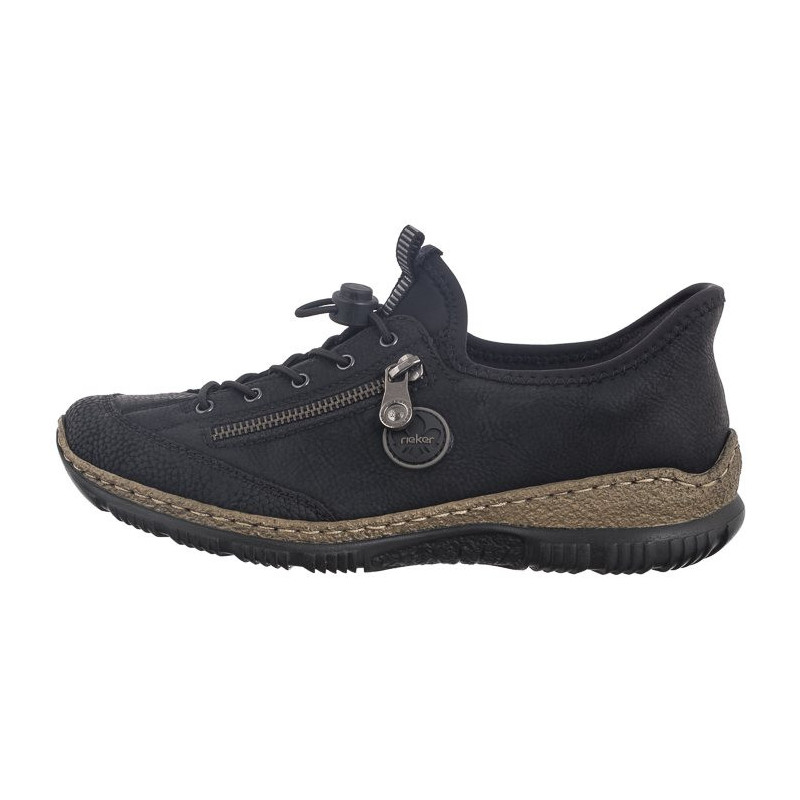Rieker Czarne N3267-01 Black (RI187-a) batai
