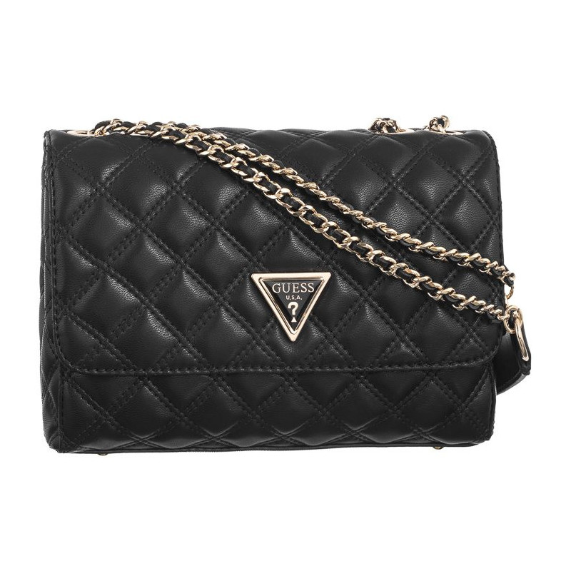 Guess Giully 2 Cmprtmnt Cnvrtble Flp HWQG87 48200 Black (GU618-a) rankinė