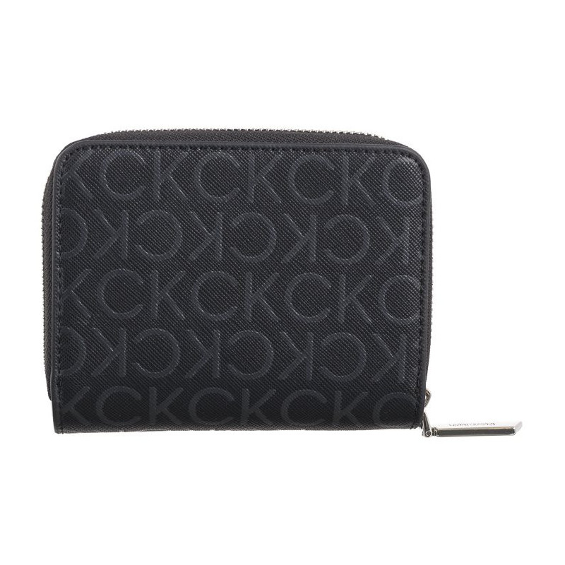 Calvin Klein CK Must MD Zip Around Mono Black Monogram Pu K60K612433 0GM (CK537-a) rankinė