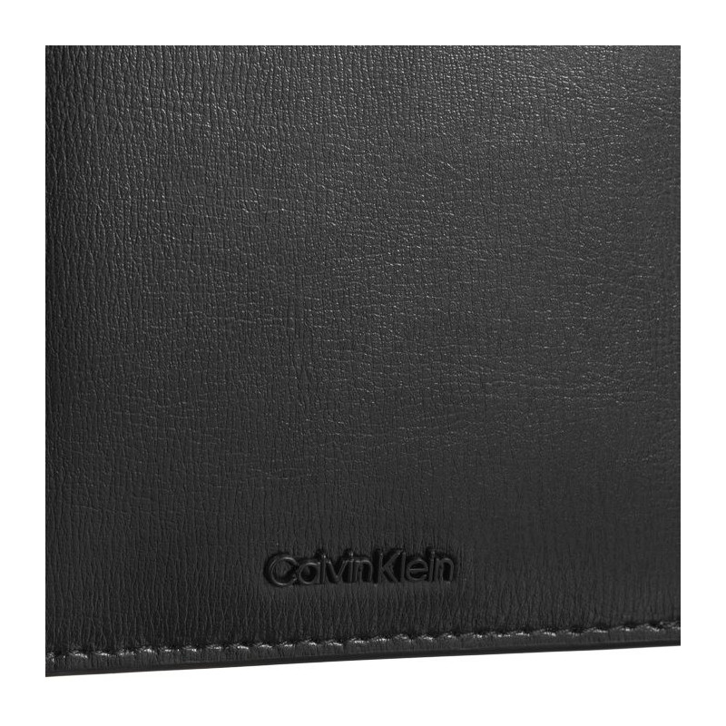Calvin Klein Clean Esntl Bifold 5CC W/Coin CK Black Palmellato K50K512264 BEH (CK536-a) rankinė