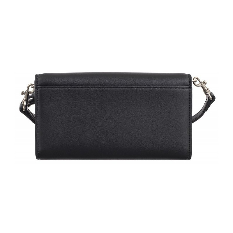 Calvin Klein Sculpted Long Fold Strap Deboss Black K60K612742 BEH (CK531-a) rankinė