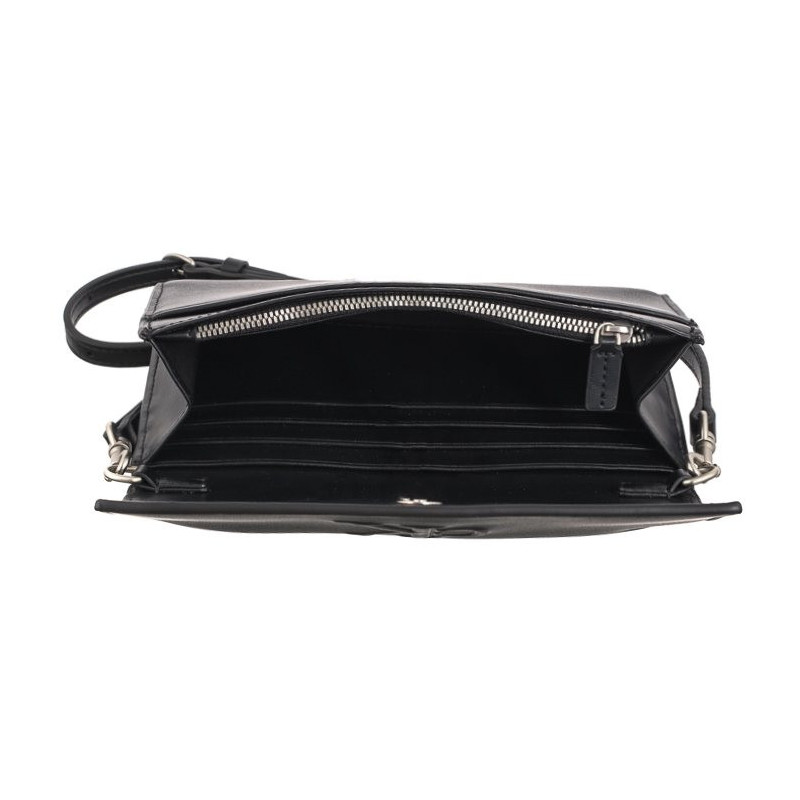 Calvin Klein Sculpted Long Fold Strap Deboss Black K60K612742 BEH (CK531-a) rankinė