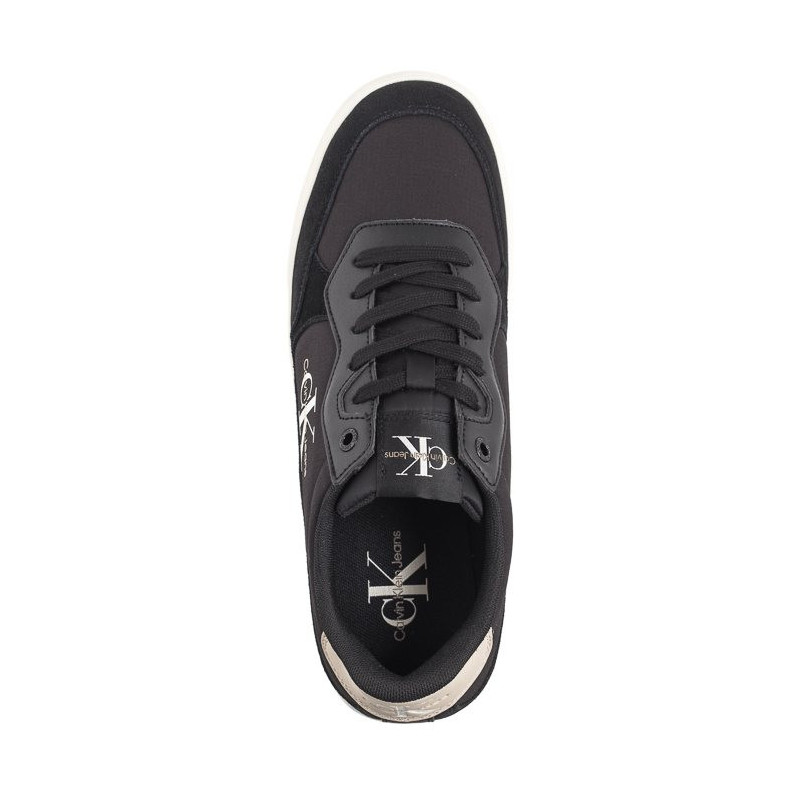 Calvin Klein Classic Cupsole Low Mix Mtl Black/Eggshell/White YM0YM01033 0GR (CK541-a) sportiniai bateliai