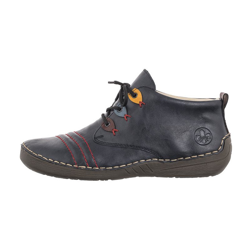 Rieker Granatowe 52509-14 Blue (RI190-a) batai