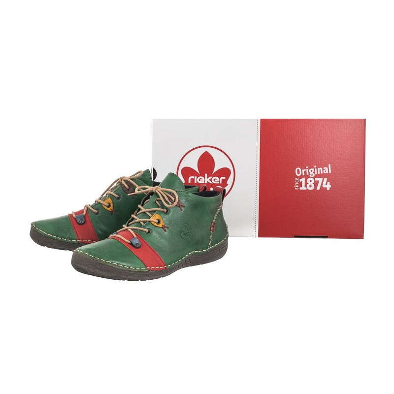 Rieker Zielone 52507-52 Green (RI188-a) batai