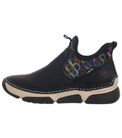 Rieker Czarne 45957-00 Black (RI194-a) batai