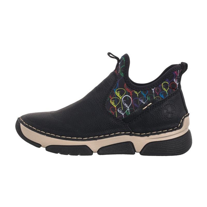 Rieker Czarne 45957-00 Black (RI194-a) batai