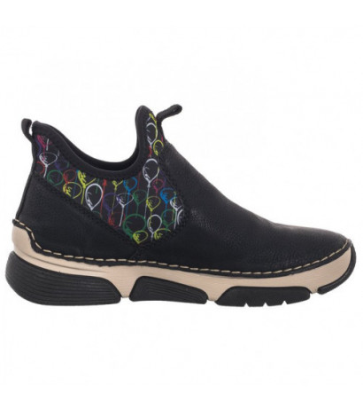 Rieker Czarne 45957-00 Black (RI194-a) batai