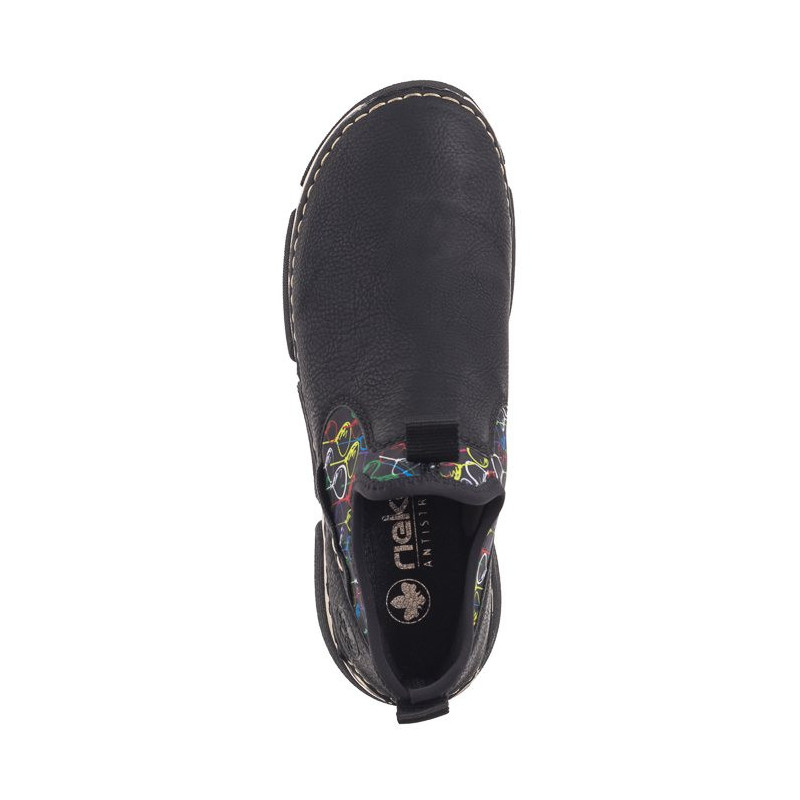 Rieker Czarne 45957-00 Black (RI194-a) batai