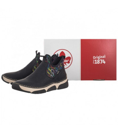 Rieker Czarne 45957-00 Black (RI194-a) batai