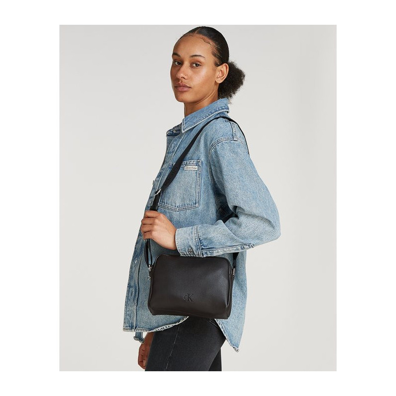 Calvin Klein Over Webbing Camera Bag21 Pu Black K60K612711 BEH (CK544-a) rankinė