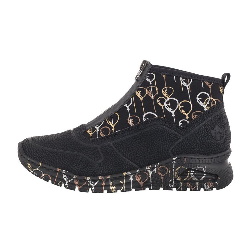 Rieker Czarne M4953-00 Black (RI193-a) batai