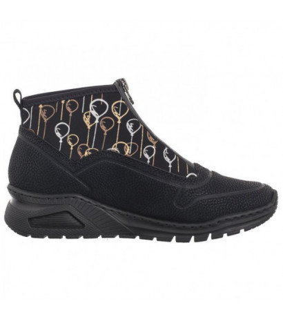 Rieker Czarne M4953-00 Black (RI193-a) batai