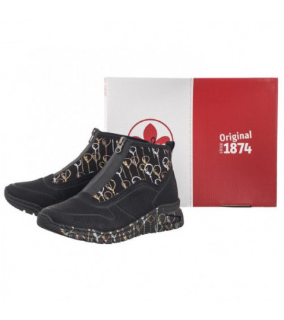 Rieker Czarne M4953-00 Black (RI193-a) batai