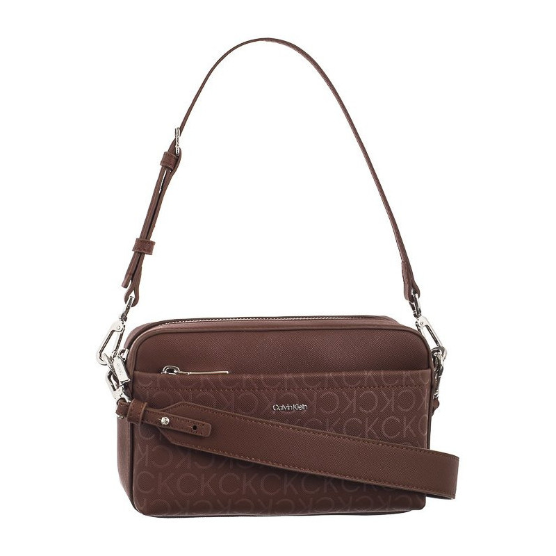 Calvin Klein CK Must Conv Camera Bag Mono Cioccolate Lab Monogram Pu K60K612536 0HH (CK551-a) rankinė