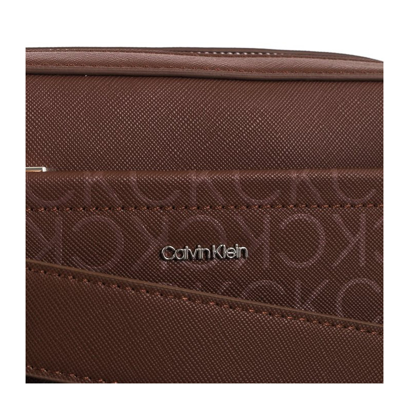 Calvin Klein CK Must Conv Camera Bag Mono Cioccolate Lab Monogram Pu K60K612536 0HH (CK551-a) rankinė