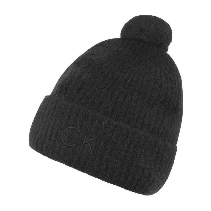 Calvin Klein CK Emboidery Airy Pompom Beanie Ck Black K60K612586 BEH (CK552-a) kepurė