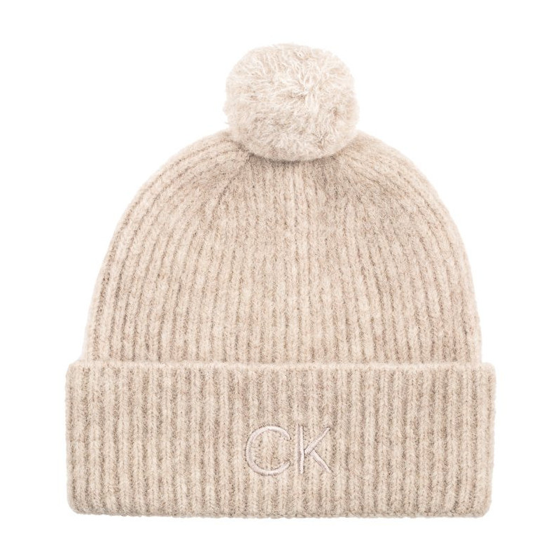 Calvin Klein CK Emboidery Airy Pompom Beanie Gray Morn K60K612586 PCJ (CK552-b) kepurė