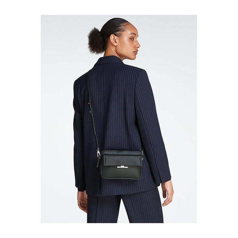 Calvin Klein CK Linear Camera Bag_Saffiano Ck Black K60K612564 BEH (CK553-a) rankinė
