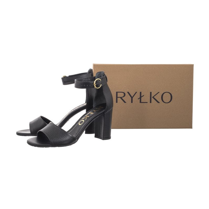 Ryłko Czarne 9HBH5_T4 _UW9 (RY429-c) sandalai