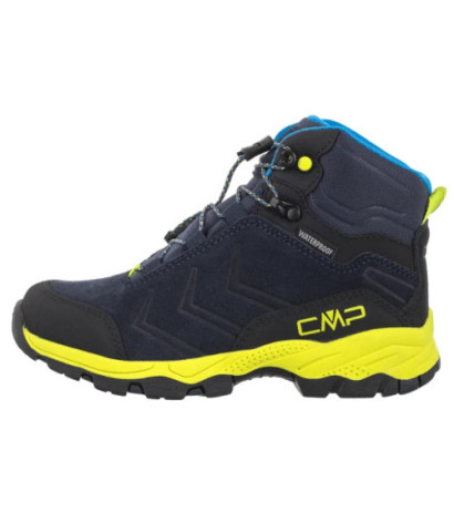 CMP Kids Milnick Mid Trekking Shoes Wp 3Q18584 01NR B.Blue Lime (CM25-a) sportiniai bateliai