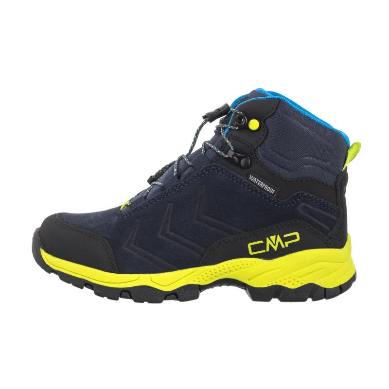 CMP Kids Milnick Mid Trekking Shoes Wp 3Q18584 01NR B.Blue Lime (CM25-a) sportiniai bateliai