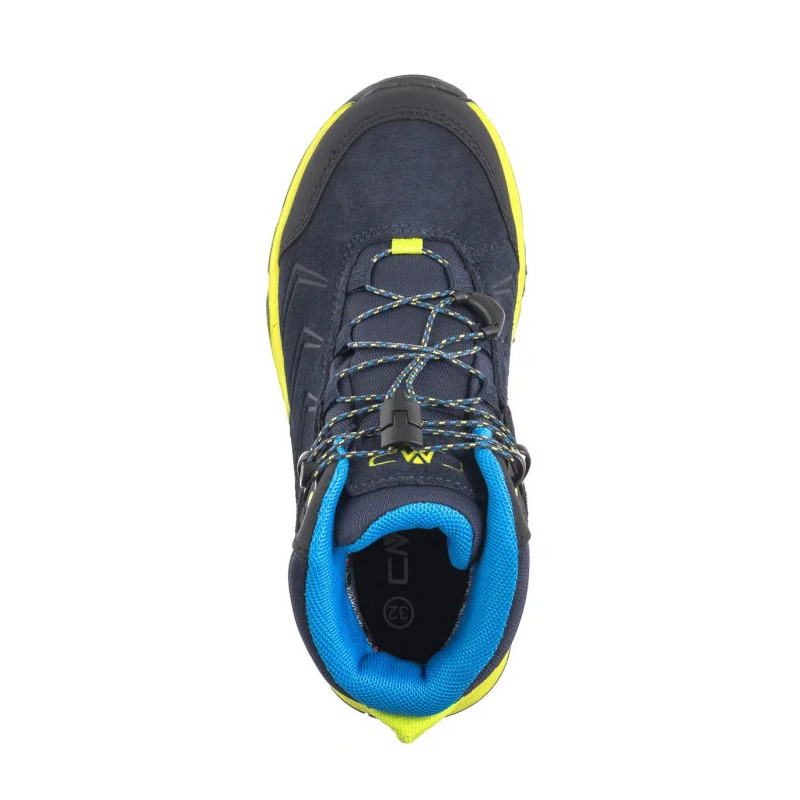 CMP Kids Milnick Mid Trekking Shoes Wp 3Q18584 01NR B.Blue Lime (CM25-a) sportiniai bateliai