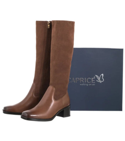 Caprice Brązowe 9-25503-43 316 Cognac Comb (CP416-a) bateliai