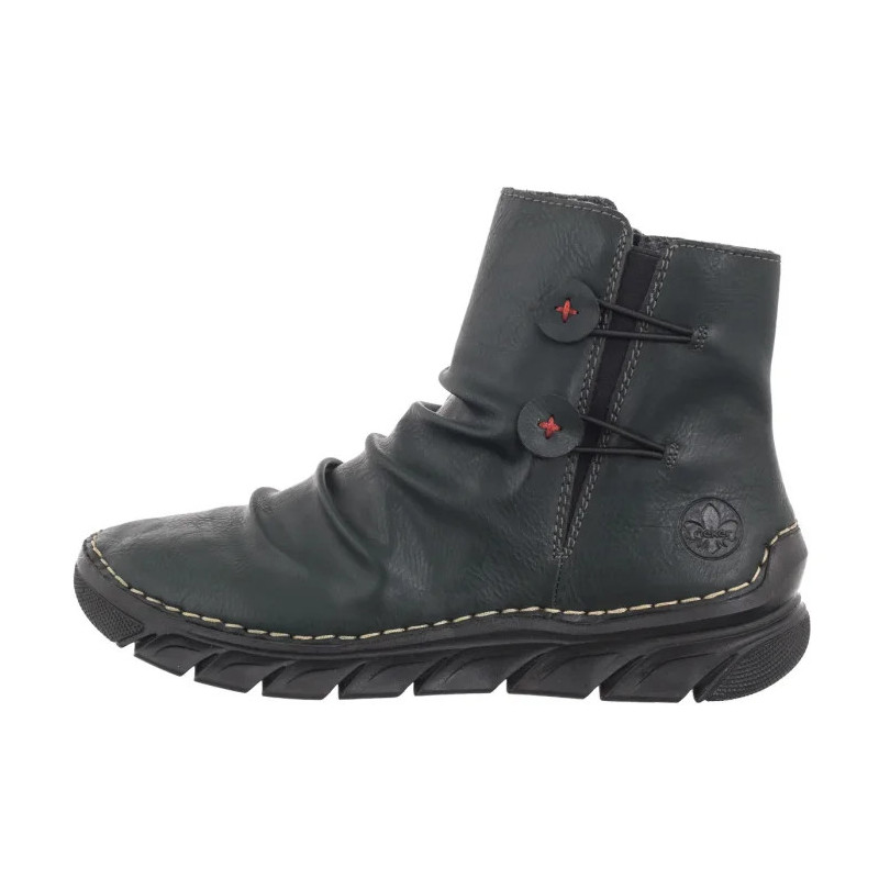 Rieker Zielone 55052-54 Green (RI199-a) batai