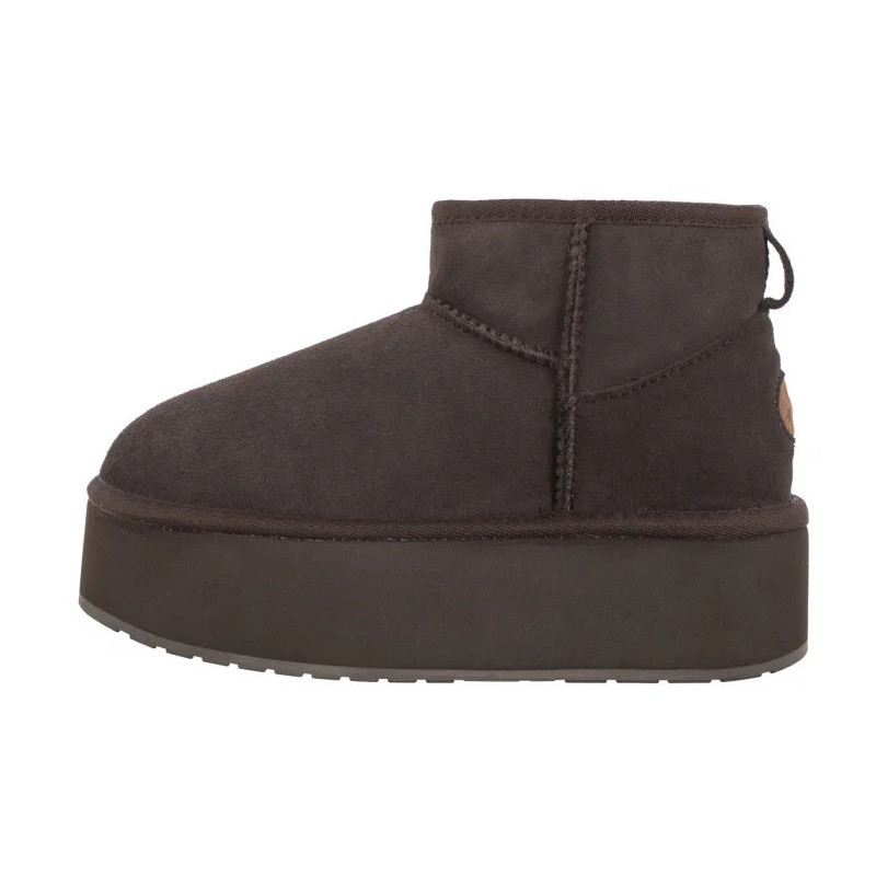EMU Australia Stinger Micro Flatform Chocolate W13082 (EM505-a) bateliai