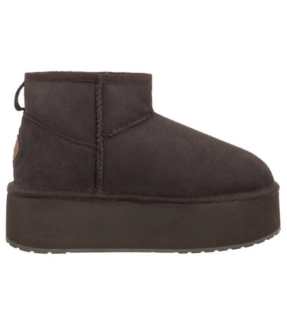 EMU Australia Stinger Micro Flatform Chocolate W13082 (EM505-a) bateliai
