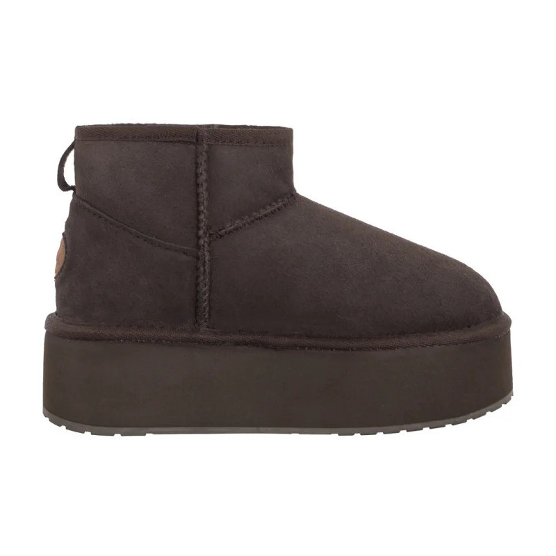 EMU Australia Stinger Micro Flatform Chocolate W13082 (EM505-a) bateliai