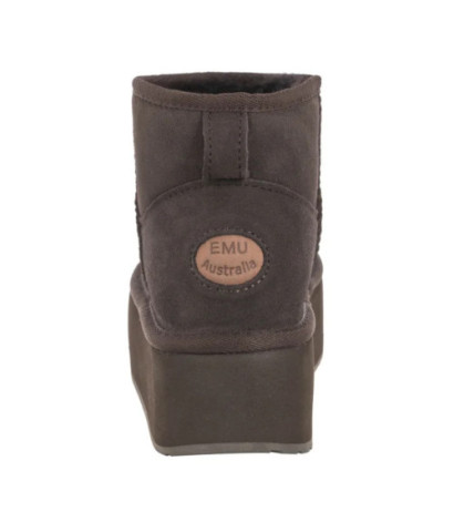 EMU Australia Stinger Micro Flatform Chocolate W13082 (EM505-a) bateliai