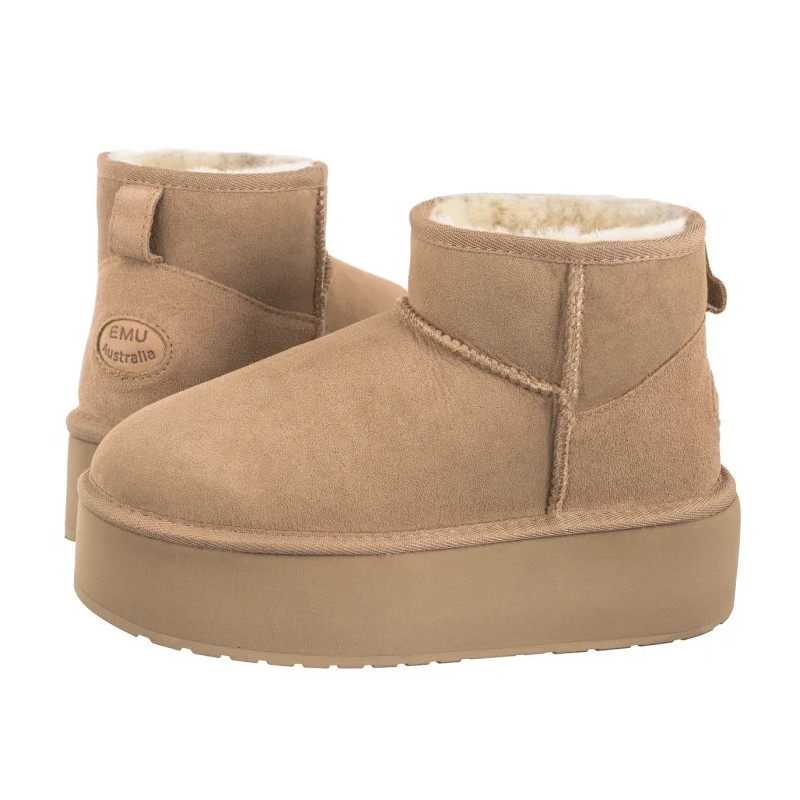 EMU Australia Stinger Micro Flatform Almond W13082 (EM505-c) bateliai