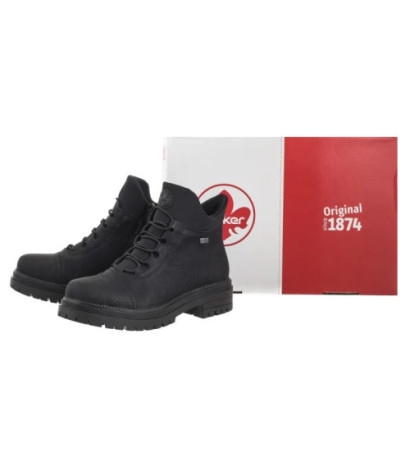 Rieker Czarne Y3163-00 Black (RI39-c) batai
