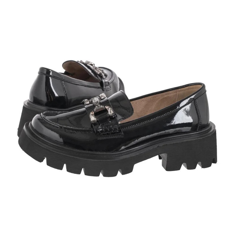 Filippo Czarne Lakierowane DP6475/24 BK L (FO111-a) bateliai
