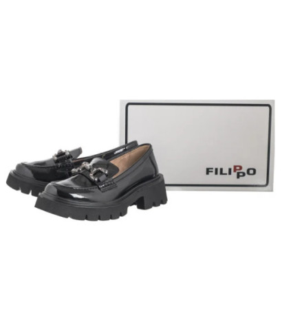 Filippo Czarne Lakierowane DP6475/24 BK L (FO111-a) bateliai