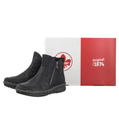 Rieker Czarne 73357-00 Black (RI204-a) batai