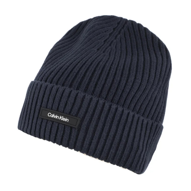 Calvin Klein Classic Cotton Rib Beanie Ck Navy K50K512362 BA7 (CK540-b) kepurė