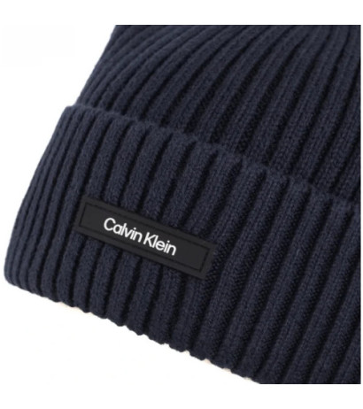Calvin Klein Classic Cotton Rib Beanie Ck Navy K50K512362 BA7 (CK540-b) kepurė