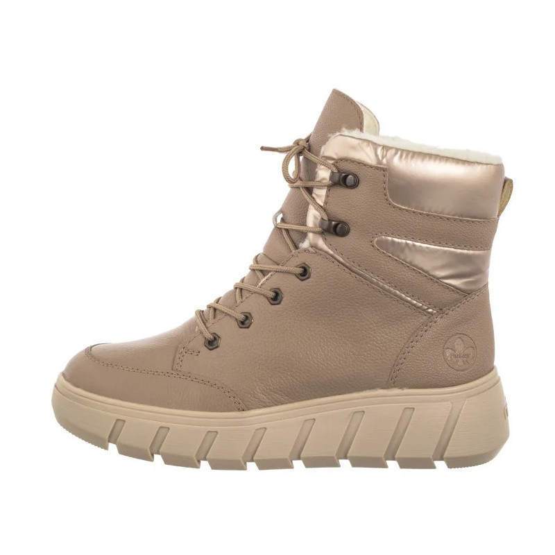 Rieker Beżowe Y3504-20 Beige (RI206-a) batai