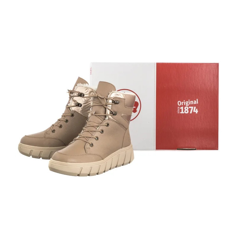 Rieker Beżowe Y3504-20 Beige (RI206-a) batai