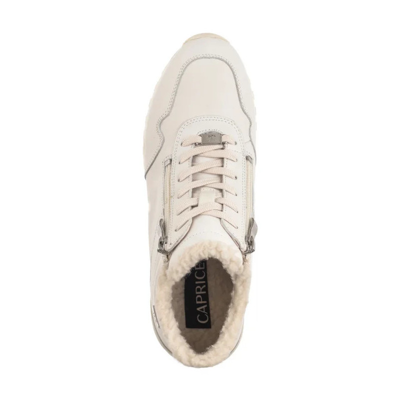 Caprice Beżowe 9-26201-43 404 Cream Nappa (CP420-a) sportiniai bateliai