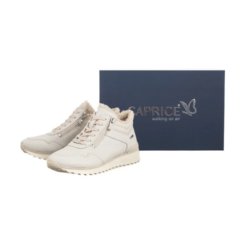 Caprice Beżowe 9-26201-43 404 Cream Nappa (CP420-a) sportiniai bateliai