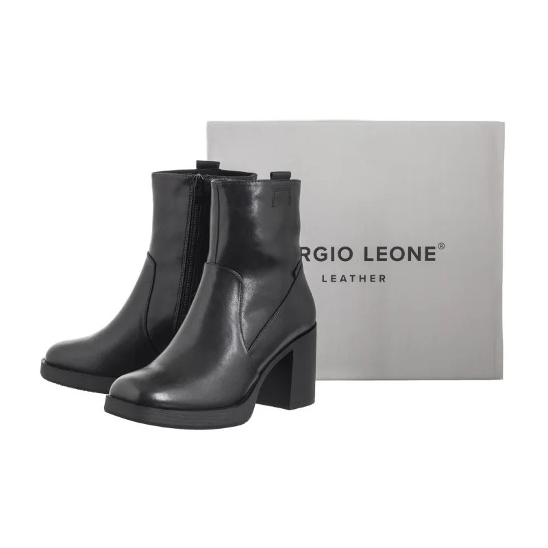 Sergio Leone Czarne BT 671-S (SL539-a) bateliai